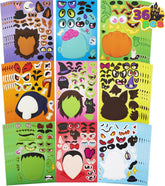 36 Make-a-Face Sticker Sheets