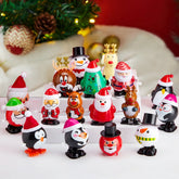 24 Pack Christmas Wind-Up Toys, Christmas Decorations and Gifts