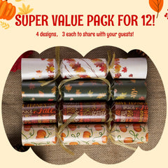 12-Pack Thanksgiving Party Favors: No Snap, No Popping, with Random Gifts