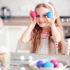12 Pack 2.3 Inch Plastic Flocked Fillable Easter Eggs for Egg Hunt