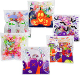 Halloween Clear Self-Adhesive Candy Bags (150-Pack)