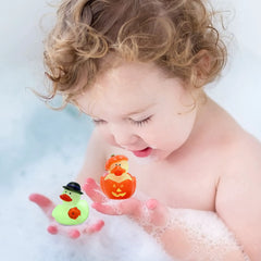 12 Glow-in-the-Dark Halloween Duckies for Fun Bath Time