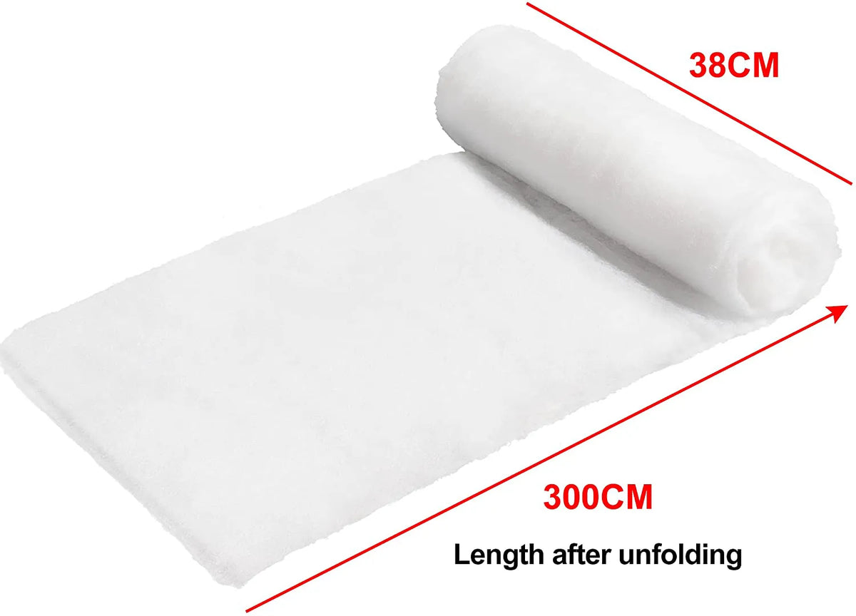 Christmas Snow Blanket Roll, 4 Pieces