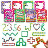 28 Wacky Tracks with Valentine's Day Cards for Classroom Exchange