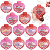 12 Big Heart-Shaped Bubble Wands
