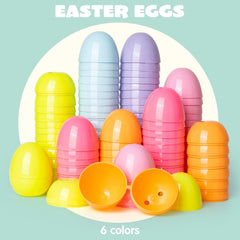 150 Pastel Easter Eggs (2.3 in) for Easter Egg Hunt
