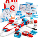 Play-Act 16-Piece Kids Doctor Pretend Play Medical Kit with Bag