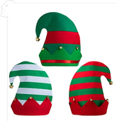 Classic Elf Hats (3-Pack, Unisex)