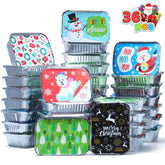 36 Christmas Cookie Tins with Lids for Gift Giving
