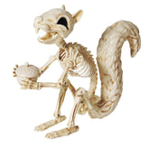 9.1-Inch Squirrel Skeleton Halloween Decoration