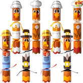 8-Pack Turkey Thanksgiving Party Favors (No Snap)
