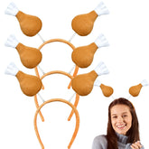 3-Pack Thanksgiving Turkey Leg Headband Accessories