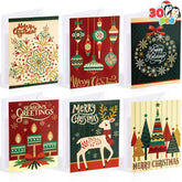 30 Pack Boxed Christmas Cards