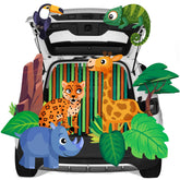 Jungle-Themed Halloween Trunk-or-Treat Decoration Kit