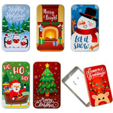 JOYIN 6-Pack Present Card Holder Tin Boxes