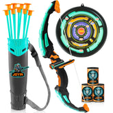 Kids LED Light Up Bow and Arrow Set - Aqua Blue