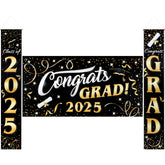 Class of 2025 Graduation Decorations (3-Piece Set)