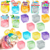 28 Valentine's Day Cards with Ice Cube Shaped Malt Sugar Squeeze Balls