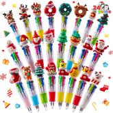 24 Pack Christmas Multicolor Pens for Kids