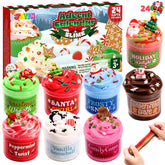 Dessert Slime Advent Calendar - 24 Days of Christmas Countdown Fun
