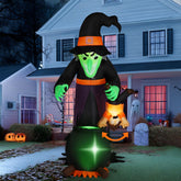 7FT Animated Halloween Witch Inflatable Decoration
