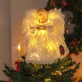 9-Inch Angel Christmas Tree Topper with Lights