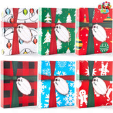 6 Christmas Card Holders in Gift Boxes