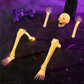 5-Piece Halloween Skeleton Decorations for Outdoor Use