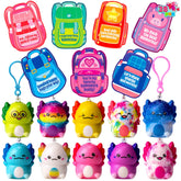 28 Pcs Valentine's Day Axolotl Toys with Backpack Cards