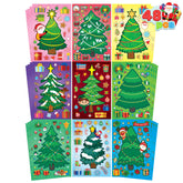 48 Christmas Sticker Sheets for Kids' Crafts