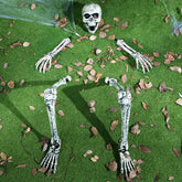 5 Pcs Life Size Skeleton Halloween Decorations for Outdoor Use