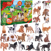 Dog and Cat Advent Calendar Action Playset