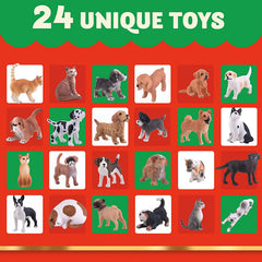 Dog and Cat Advent Calendar Action Playset