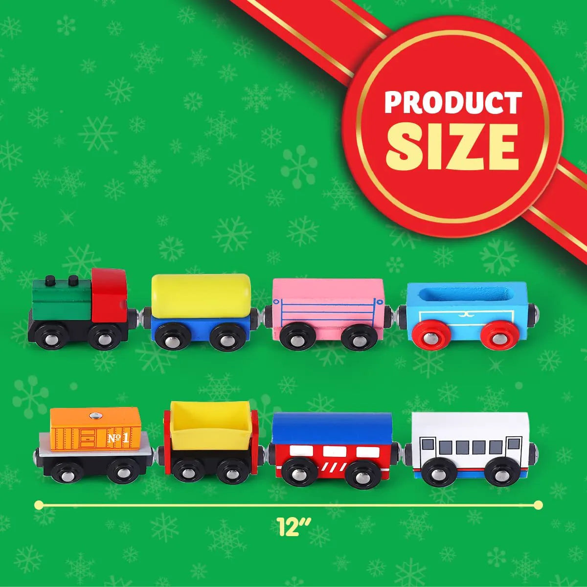 Wooden Train Advent Calendar