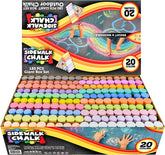 20 Colors Chalk Set - 180 Pieces