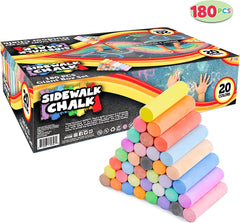 20 Colors Chalk Set - 180 Pieces
