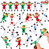 24 Pack Christmas Climbing Man Stretchy Toys