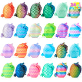 24 Pcs 3D Printed Articulated Dragon Eggs for Easter Party, Egg Hunt & Classroom Prizes