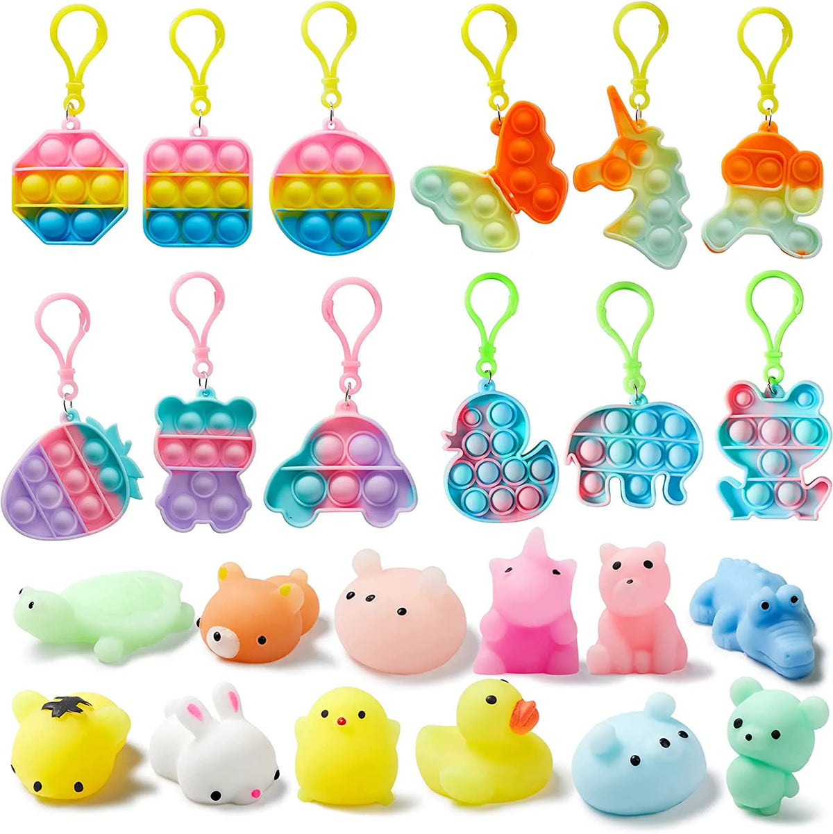 24-Pack Assorted Prefilled Easter Eggs (2.36 Inches)
