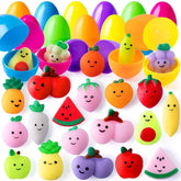 24 Prefilled Fruit Mochi Eggs for Easter Egg Hunt