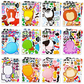 24 Make-a-Face Sticker Sheets