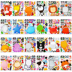 24 Make-a-Face Sticker Sheets