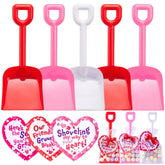 28-Pack Valentine's Day Plastic Toy Shovels