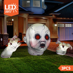 10.3ft Halloween Zombie Baby Inflatable Decoration
