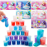 30-Pack Fantasy Slime with Cards - Stress Relief Fidget Toy