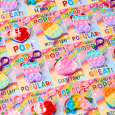 30 Packs Valentine's Day Gift Cards with 6 Designs and Multi-Shape Toys