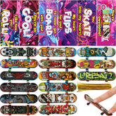 30-Pack Valentine's Day Mini Finger Skateboards with Cards