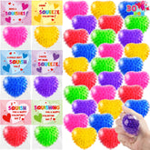 30 Pack Valentine's Day Water Droplet Heart Balls with Hangers