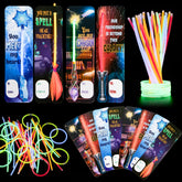 30Pcs Kids Valentine's Cards with Glow Sticks - Classroom Exchange Gifts