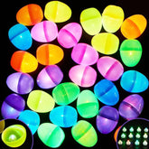 30-Pack Multicolor Glow-in-the-Dark Prefilled Easter Eggs